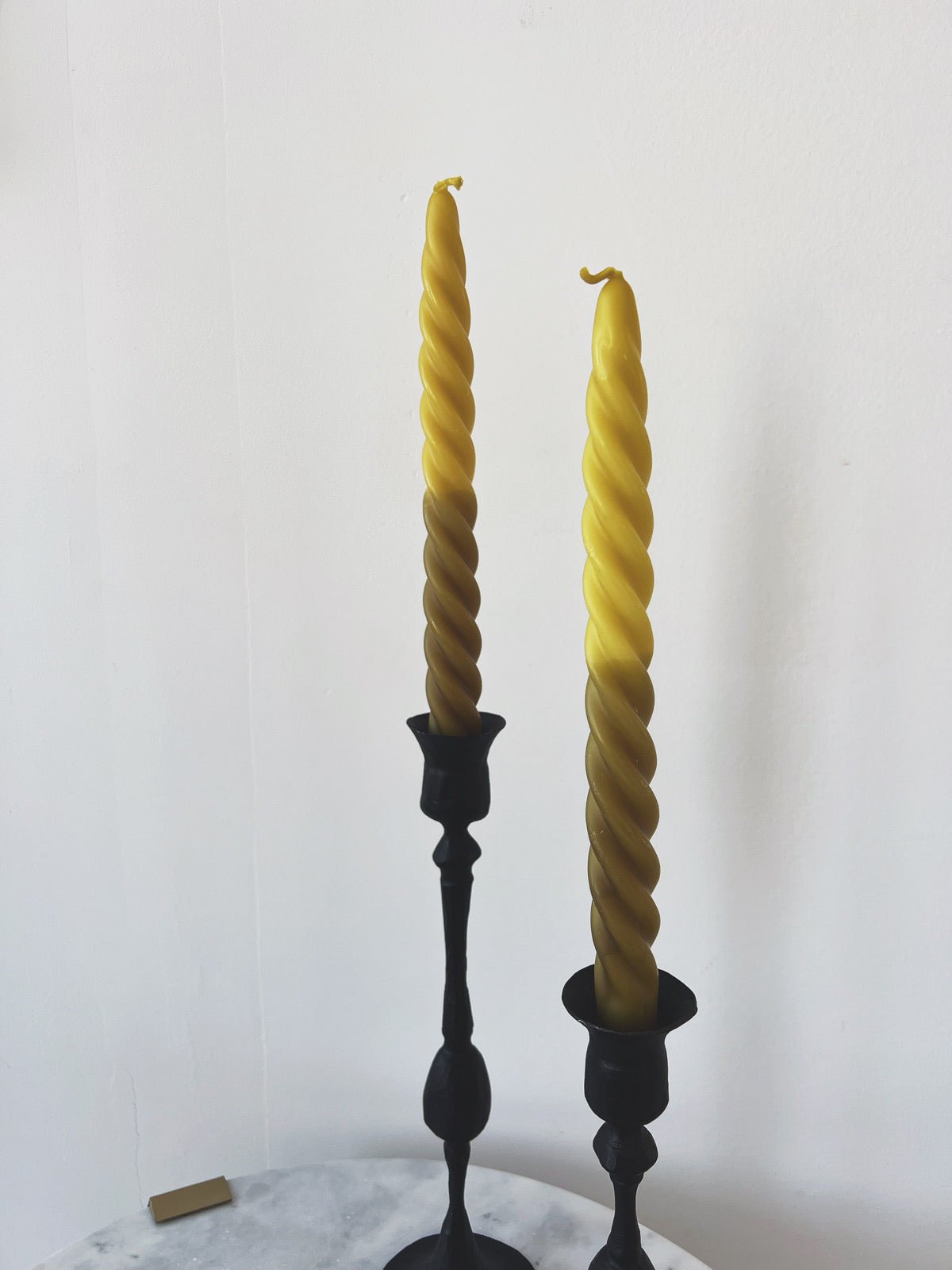 Ombre Twisted Taper Candle - Spring Sweet