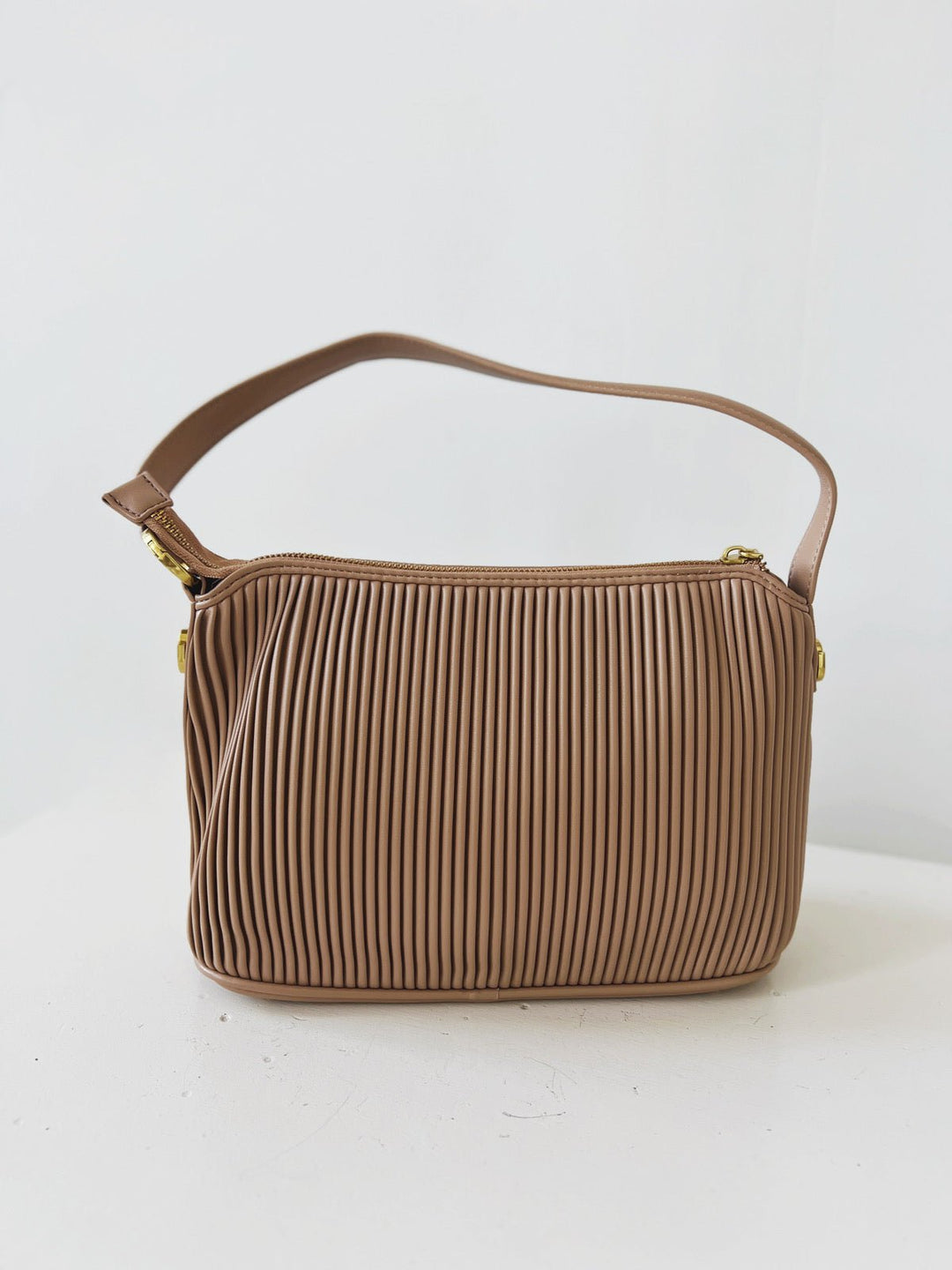 Pleated Shoulder Bag - Spring Sweet