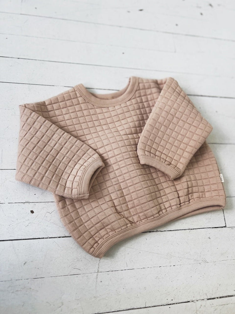 Quilted Sweater - Spring Sweet