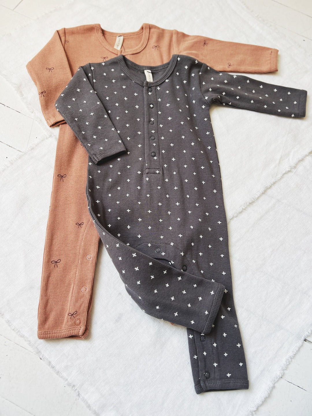 Ribbed Baby Jumpsuit - Spring Sweet