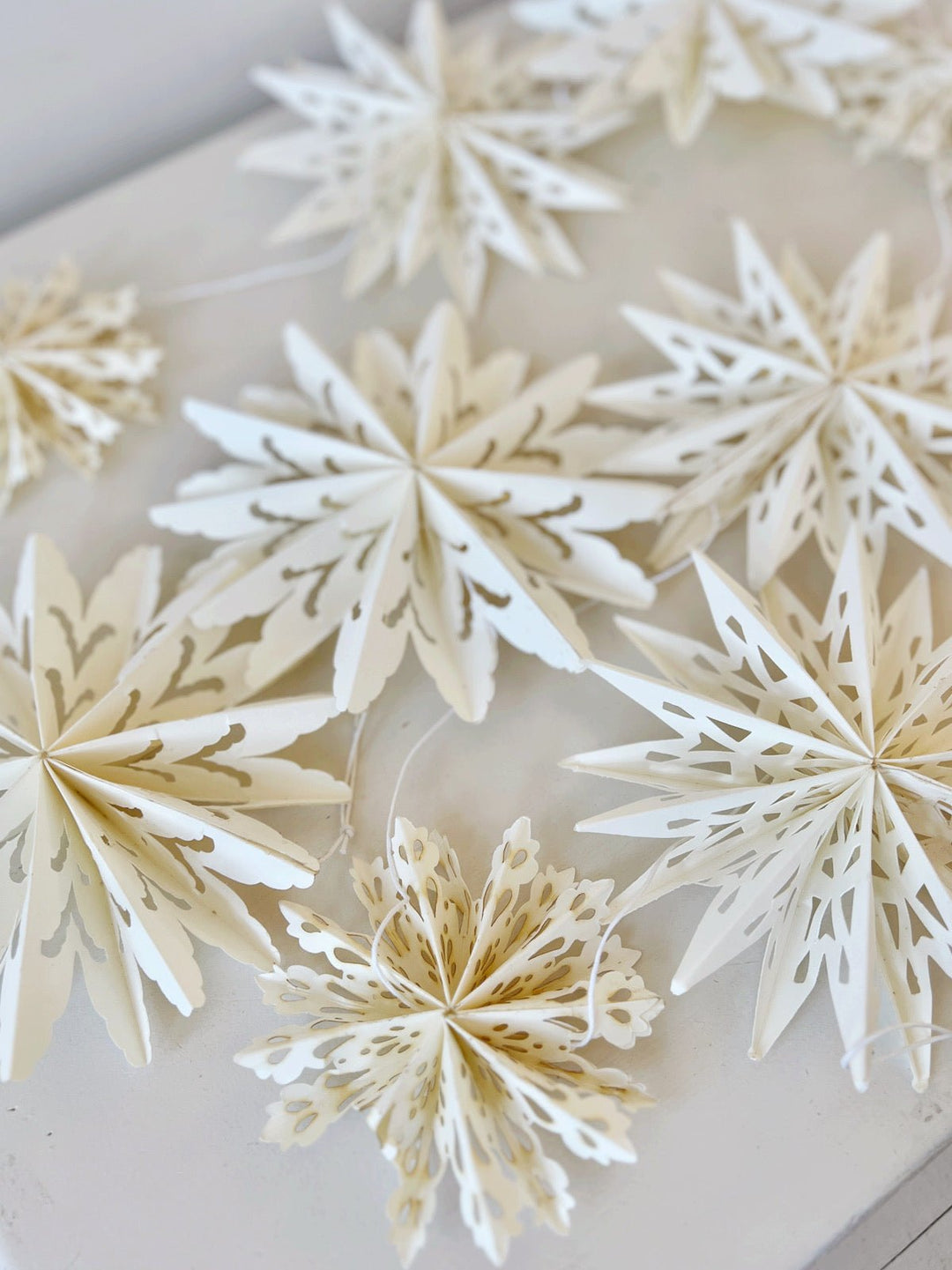 Snowflake Garland - Spring Sweet