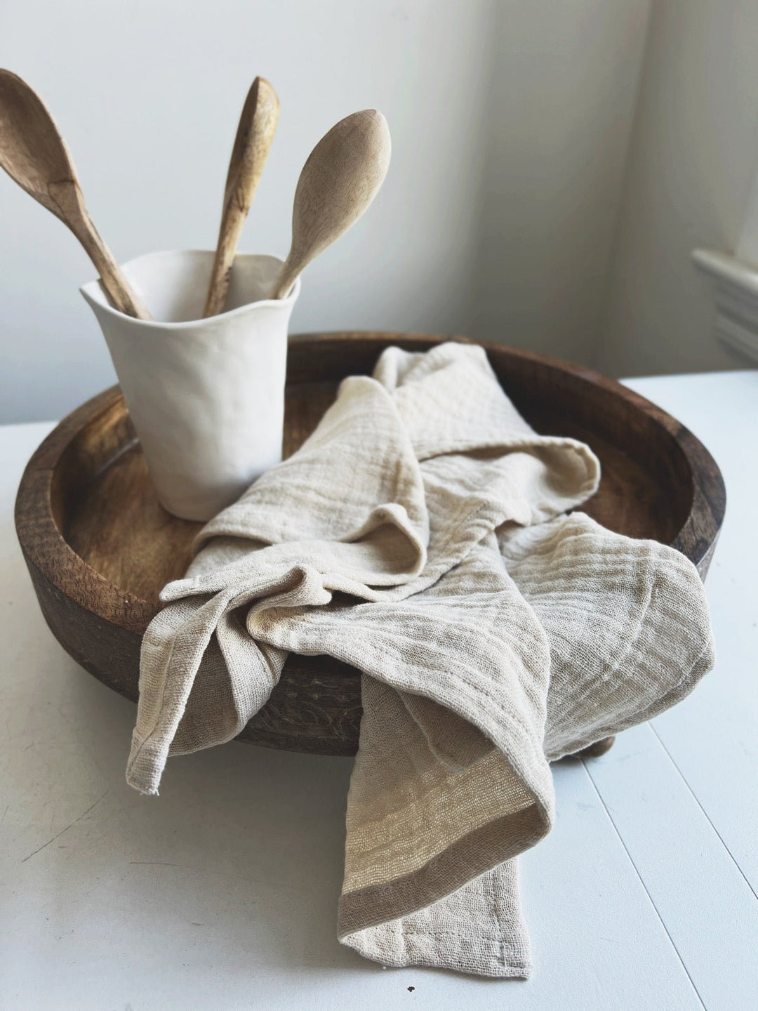 Solid Cotton Double Cloth Tea Towels - Spring Sweet