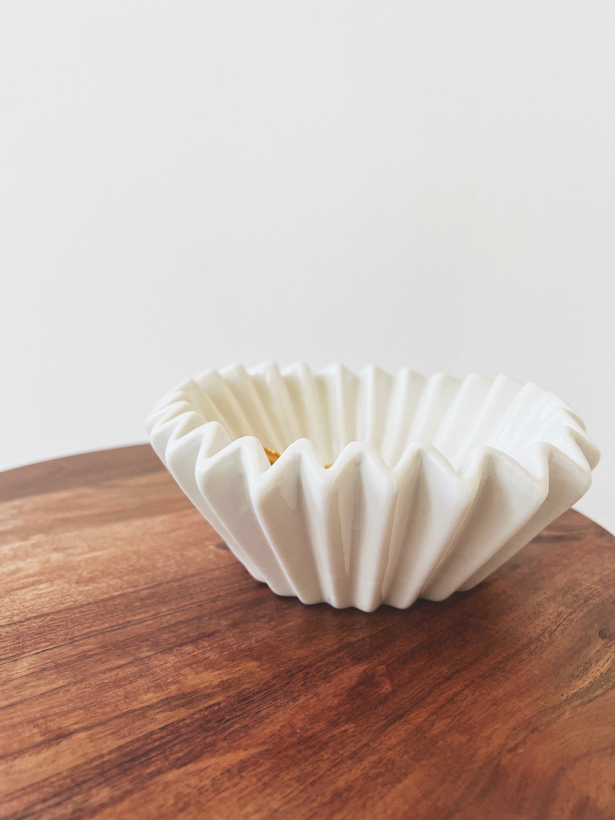 Stoneware Fluted Bowl - Spring Sweet