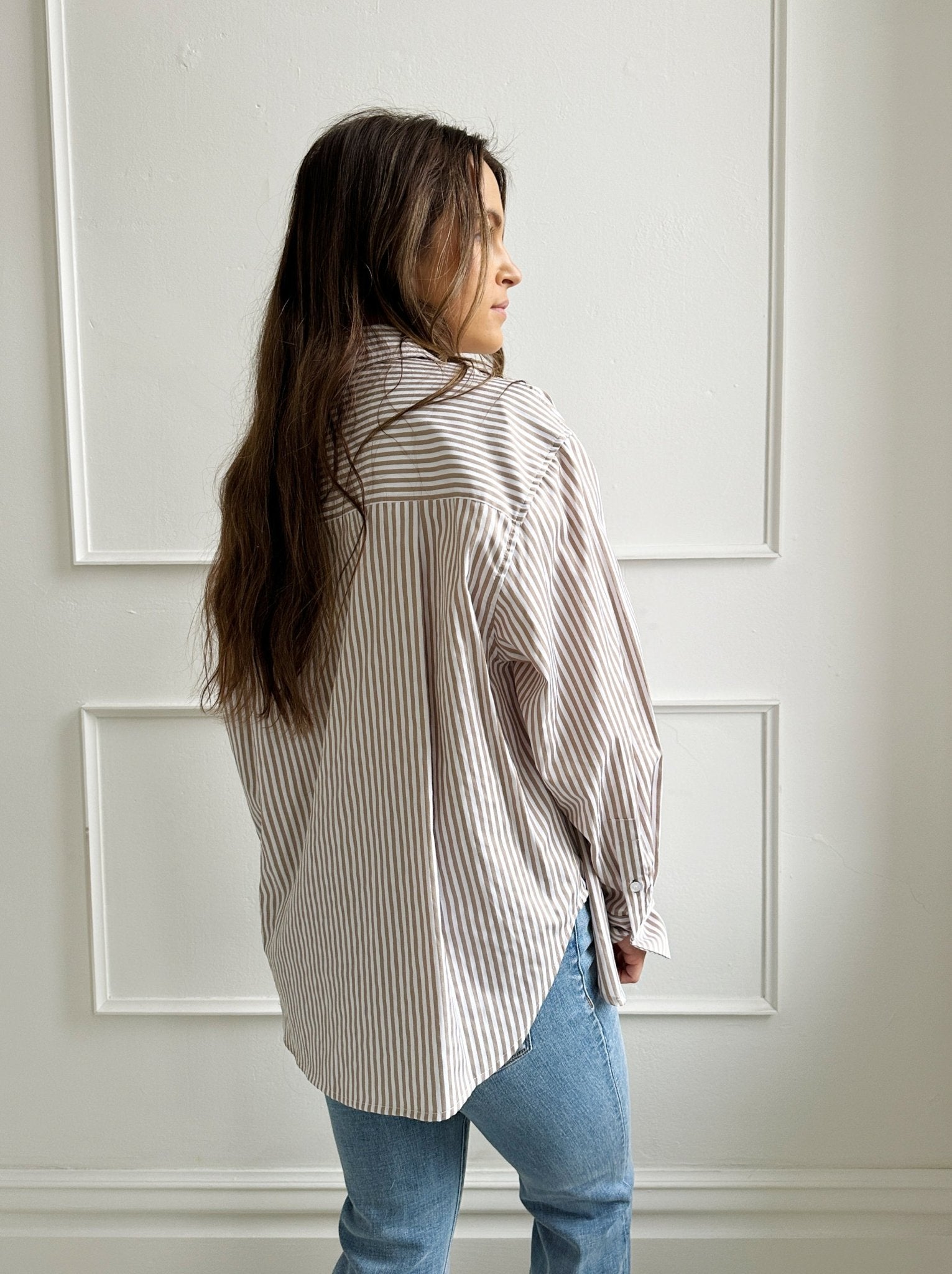 Striped Button Down - Spring Sweet